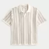Boxy Pattern Sweater Polo,Boxy Pattern Sweater Polo