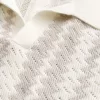 Boxy Pattern Sweater Polo,Boxy Pattern Sweater Polo