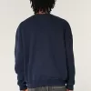 Boxy Penn State Nittany Lions Graphic Crew Sweatshirt,Boxy Penn State Nittany Lions Graphic Crew Sweatshirt