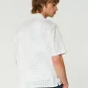 Boxy Short-Sleeve Poplin Shirt,Boxy Short-Sleeve Poplin Shirt