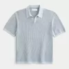 Boxy Sweater Polo,Boxy Sweater Polo