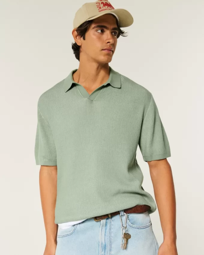Boxy Sweater Polo,Boxy Sweater Polo Boxy Sweater Polo,Boxy Sweater Polo