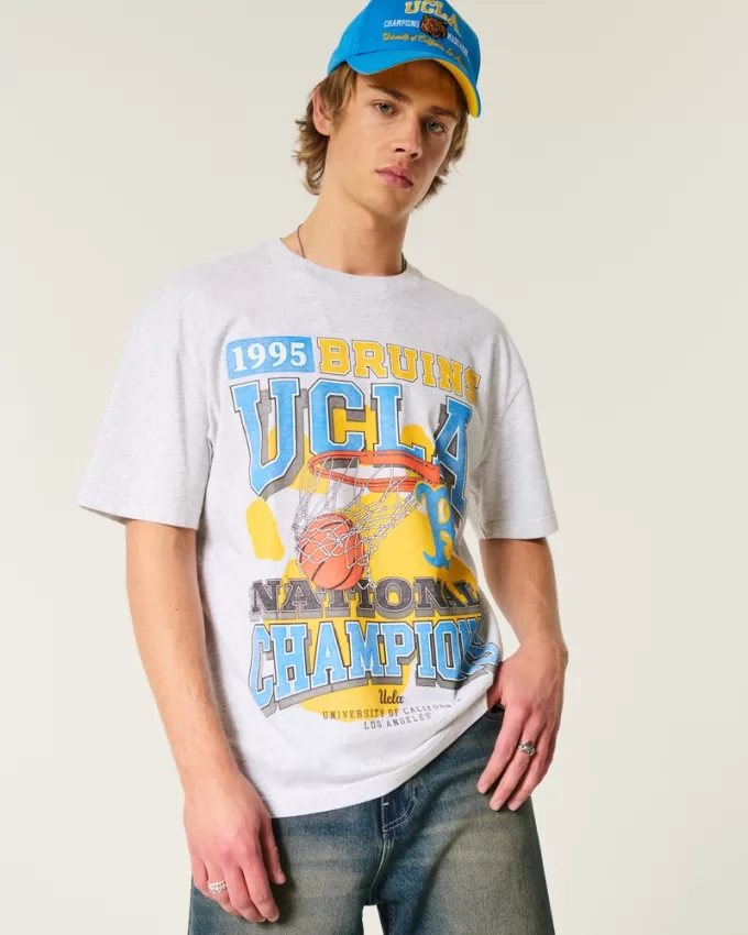 Boxy UCLA Bruins Graphic Tee,Boxy UCLA Bruins Graphic Tee