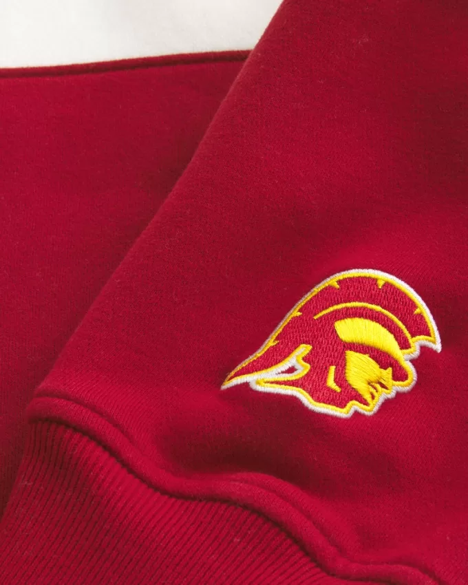 Boxy USC Graphic Crew Sweatshirt,Boxy USC Graphic Crew Sweatshirt Boxy USC Graphic Crew Sweatshirt,Boxy USC Graphic Crew Sweatshirt