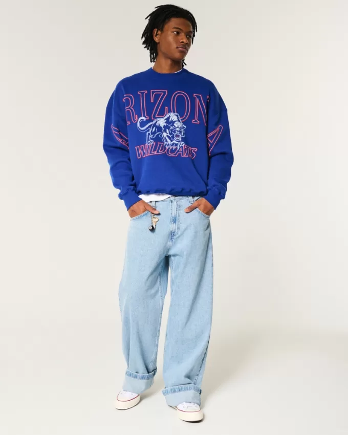 Boxy University of Arizona Wildcats Graphic Crew Sweatshirt,Boxy University of Arizona Wildcats Graphic Crew Sweatshirt Boxy University of Arizona Wildcats Graphic Crew Sweatshirt,Boxy University of Arizona Wildcats Graphic Crew Sweatshirt