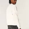 Boxy University of Maryland Graphic Crew Sweatshirt,Boxy University of Maryland Graphic Crew Sweatshirt
