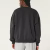 Boxy University of Wisconsin Graphic Crew Sweatshirt,Boxy University of Wisconsin Graphic Crew Sweatshirt