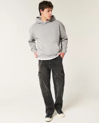 Boxy Washed Hoodie,Boxy Washed Hoodie