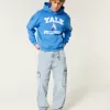 Boxy Yale Bulldogs Graphic Hoodie,Boxy Yale Bulldogs Graphic Hoodie