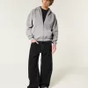 Boxy Zip-Up Hoodie,Boxy Zip-Up Hoodie
