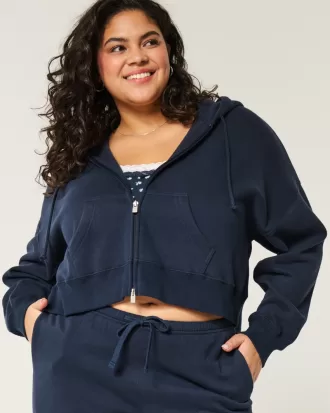 Boxy Zip-Up Hoodie,Boxy Zip-Up Hoodie