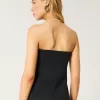 Button-Through Tube Top,Button-Through Tube Top