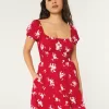 Channeled Waist Mini Dress,Channeled Waist Mini Dress