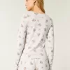 Cozy Bear Pattern Pajama Top,Cozy Bear Pattern Pajama Top