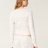 Cozy Berry Pattern Pajama Top,Cozy Berry Pattern Pajama Top