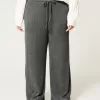 Cozy Ribbed Drawstring Baggy Pants,Cozy Ribbed Drawstring Baggy Pants Cozy Ribbed Drawstring Baggy Pants,Cozy Ribbed Drawstring Baggy Pants