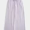 Cozy Ribbed Drawstring Baggy Pants,Cozy Ribbed Drawstring Baggy Pants