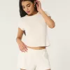 Cozy Ribbed T-Shirt and Shorts Bundle,Cozy Ribbed T-Shirt and Shorts Bundle