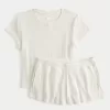 Cozy Ribbed T-Shirt and Shorts Bundle,Cozy Ribbed T-Shirt and Shorts Bundle