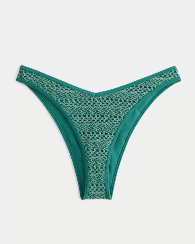 Crochet-Style Cheekiest Bikini Bottom,Crochet-Style Cheekiest Bikini Bottom