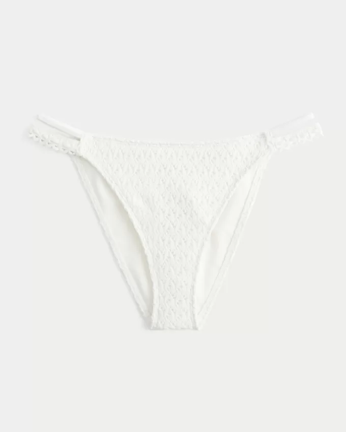 Crochet-Style Cheeky Bikini Bottom,Crochet-Style Cheeky Bikini Bottom Crochet-Style Cheeky Bikini Bottom,Crochet-Style Cheeky Bikini Bottom