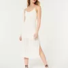 Crochet-Style Midi Dress,Crochet-Style Midi Dress