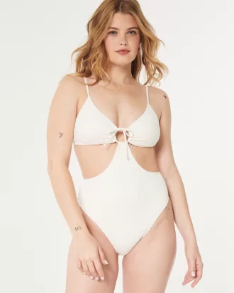 Crochet-Style One-Piece Cheeky Swimsuit,Crochet-Style One-Piece Cheeky Swimsuit
