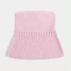 Crochet-Style Sweater Tube Top,Crochet-Style Sweater Tube Top
