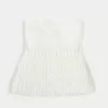 Crochet-Style Sweater Tube Top,Crochet-Style Sweater Tube Top