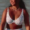 Curvy High Apex Ribbed Underwire Bikini Top,Curvy High Apex Ribbed Underwire Bikini Top