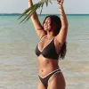 Curvy High Apex Ribbed Underwire Bikini Top,Curvy High Apex Ribbed Underwire Bikini Top
