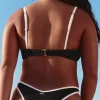 Curvy High Apex Ribbed Underwire Bikini Top,Curvy High Apex Ribbed Underwire Bikini Top