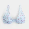 Curvy High Apex Ribbed Underwire Bikini Top,Curvy High Apex Ribbed Underwire Bikini Top