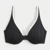 Curvy High Apex Ribbed Underwire Bikini Top,Curvy High Apex Ribbed Underwire Bikini Top