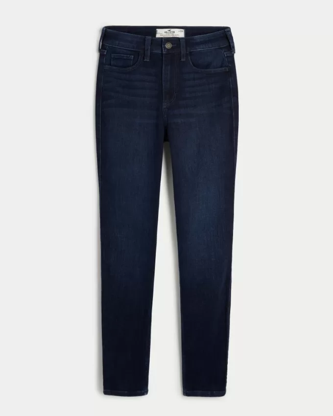 Curvy High-Rise Dark Wash Super Skinny Jeans,Curvy High-Rise Dark Wash Super Skinny Jeans