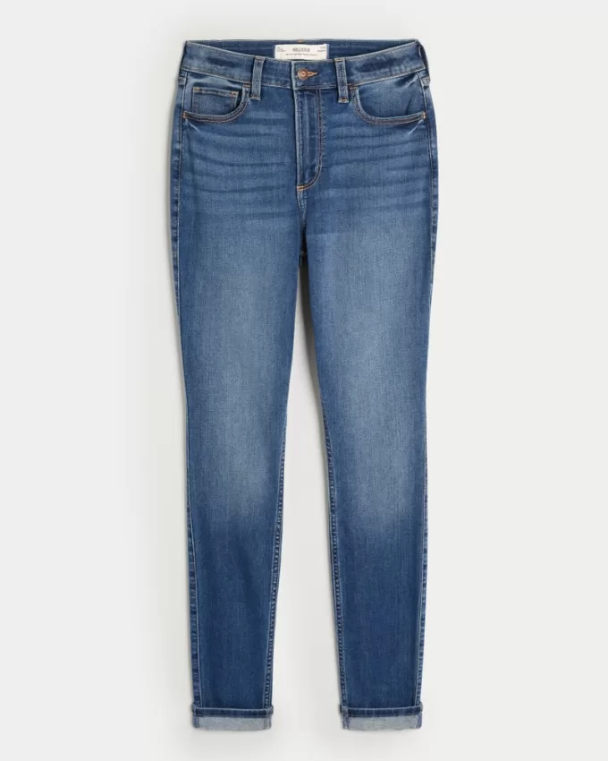Curvy High-Rise Dark Wash Super Skinny Jeans,Curvy High-Rise Dark Wash Super Skinny Jeans