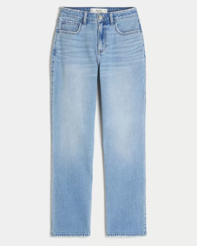 Curvy High-Rise Light Wash Straight Jeans,Curvy High-Rise Light Wash Straight Jeans Curvy High-Rise Light Wash Straight Jeans,Curvy High-Rise Light Wash Straight Jeans