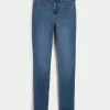 Curvy High-Rise Medium Wash Jean Leggings,Curvy High-Rise Medium Wash Jean Leggings
