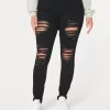 Curvy High-Rise Ripped Black Super Skinny Jeans,Curvy High-Rise Ripped Black Super Skinny Jeans Curvy High-Rise Ripped Black Super Skinny Jeans,Curvy High-Rise Ripped Black Super Skinny Jeans
