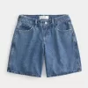 Curvy Low-Rise Dark Wash Baggy Jort,Curvy Low-Rise Dark Wash Baggy Jort Curvy Low-Rise Dark Wash Baggy Jort,Curvy Low-Rise Dark Wash Baggy Jort