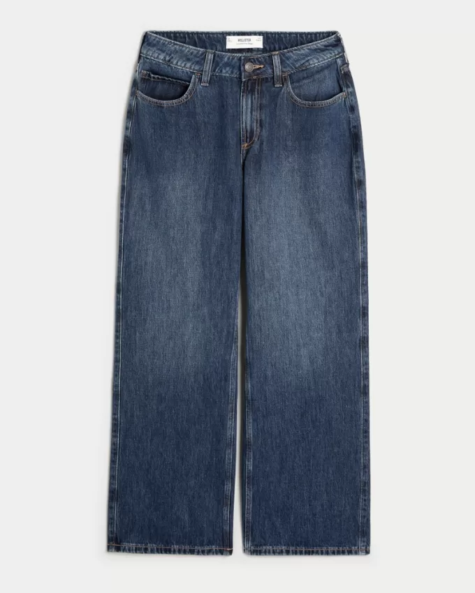 Curvy Mid-Rise Dark Wash Baggy Jeans,Curvy Mid-Rise Dark Wash Baggy Jeans Curvy Mid-Rise Dark Wash Baggy Jeans,Curvy Mid-Rise Dark Wash Baggy Jeans