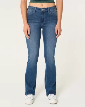 Curvy Mid-Rise Dark Wash Boot Jeans,Curvy Mid-Rise Dark Wash Boot Jeans