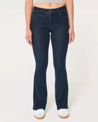 Curvy Mid-Rise Dark Wash Boot Jeans,Curvy Mid-Rise Dark Wash Boot Jeans