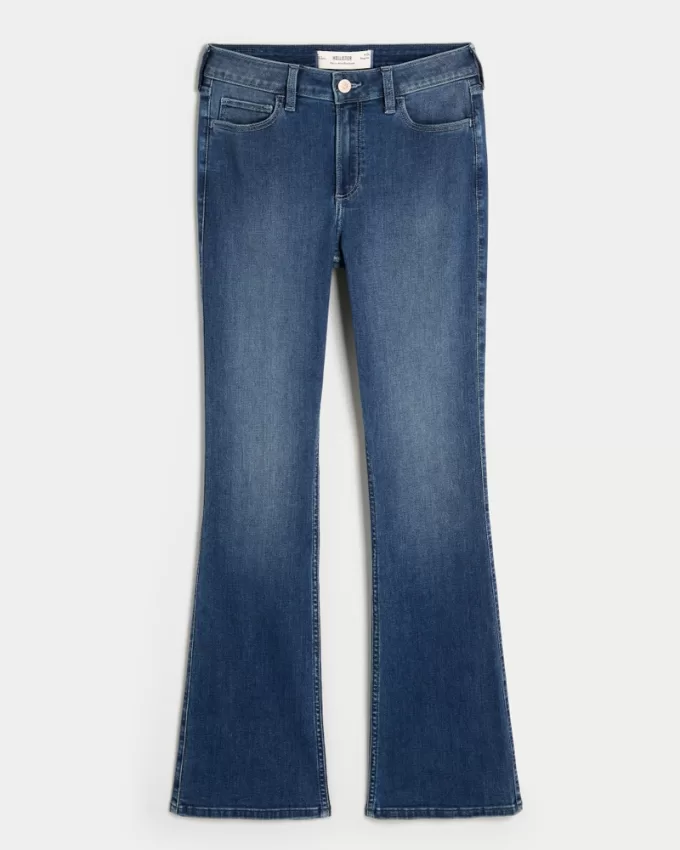 Curvy Mid-Rise Dark Wash Boot Jeans,Curvy Mid-Rise Dark Wash Boot Jeans