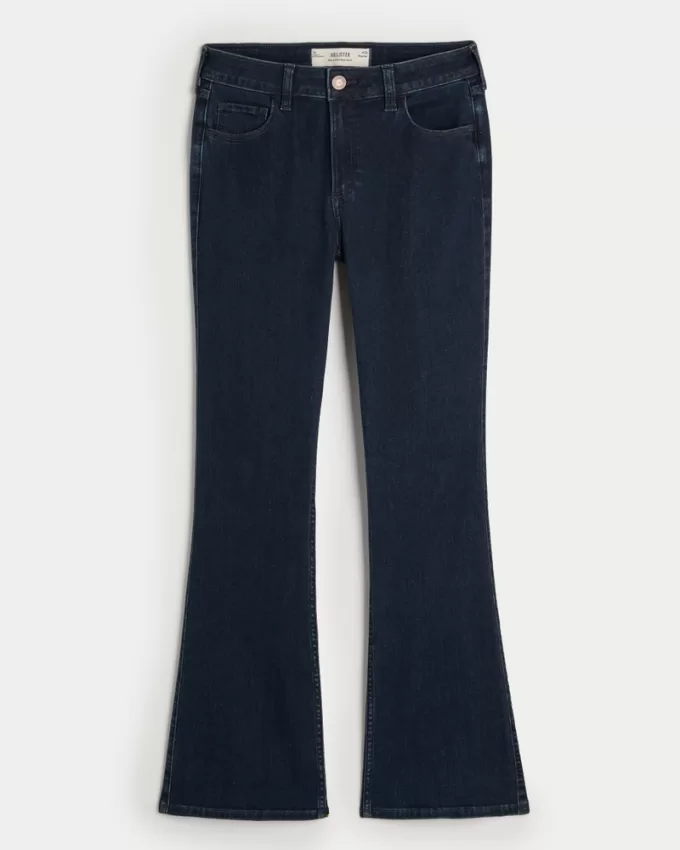 Curvy Mid-Rise Dark Wash Boot Jeans,Curvy Mid-Rise Dark Wash Boot Jeans