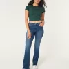 Curvy Mid-Rise Dark Wash Boot Jeans,Curvy Mid-Rise Dark Wash Boot Jeans