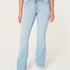 Curvy Mid-Rise Light Wash Boot Jeans,Curvy Mid-Rise Light Wash Boot Jeans