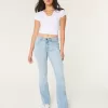 Curvy Mid-Rise Light Wash Boot Jeans,Curvy Mid-Rise Light Wash Boot Jeans