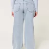 Curvy Mid-Rise Medium Wash Baggy Jeans,Curvy Mid-Rise Medium Wash Baggy Jeans