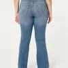 Curvy Mid-Rise Medium Wash Boot Jeans,Curvy Mid-Rise Medium Wash Boot Jeans